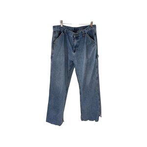 Faded Glory Carpenter Blue Jeans 36x34 Medium Wash Denim Relaxed Fit Pre-Loved
